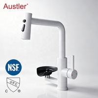trou tasse rondelle mat noir en acier inoxydable retirer pulvérisateur évier robinet de cuisine avec verre rinceur