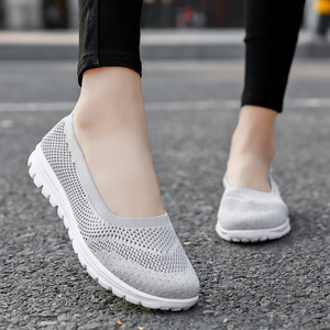 Spring new mesh women's <b>shoes</b>, flat and <b>soft</b>, comfortable sports <b>shoes</b>, shallow mouth hollow breathable casual women's <b>shoes</b> - Product Image 4