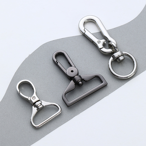 Mousqueton pivotant pour sacs, accessoires de luxe en alliage de zinc, fermoir à déclenchement, pièces de quincaillerie pour sac à main, bandoulière, bagages - Product Image 2
