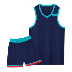 ชุดบาสเก็ตบอลผ้าโพลีเอสเตอร์ระบายอากาศได้ดี ขนาดใหญ่พิเศษ ซับเหงื่อได้ดี พิมพ์โลโก้แบบนูน สำหรับผู้ใหญ่ ปรับแต่งได้ 100% - Product Image 1