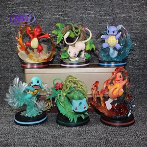 Figurines d'action Pokémon en PVC de haute qualité, mignonnes, de type <span class=keywords><strong>Manga</strong></span> Anime GK, avec Bulbasaur, Charizard et Squirtle. - Product Image 3