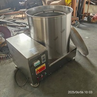 Machine industrielle automatique à moteur pour l'élimination de l'huile des aliments frits et des chips en acier inoxydable, prix usine