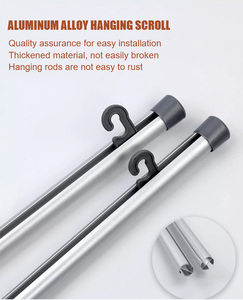 Decoración artística personalizada <span class=keywords><strong>de</strong></span> alta calidad Impresión digital Cualquier tamaño Colgante Scroll Banner para <span class=keywords><strong>casa</strong></span> - Product Image 5