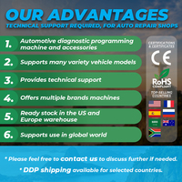 Xhorse VVDI Key Tool Plus Pad Version Globale Avancée Programmeur Tout-en-un Obtenez Gratuitement des Tokens MB Illimités et 3 Tokens ID48 96 bits