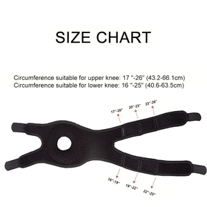 Attelle de genou de protection du ménisque absorbant les chocs en silicone - Product Image 5