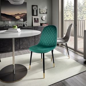 Commercio all'ingrosso nero gambe sedia da pranzo <span class=keywords><strong>oro</strong></span> <span class=keywords><strong>piedi</strong></span> tavolo da pranzo 4 <span class=keywords><strong>sedie</strong></span> di lusso moderno ristorante Hotel <span class=keywords><strong>sedie</strong></span> da pranzo per la cucina - Product Image 3