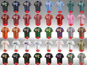 Maillots de baseball personnalisés de haute qualité, uniformes de baseball, ensemble d'uniformes de baseball pour jeunes - Product Image 4