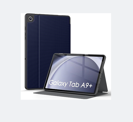Case for Samsung Tab A9 Plus Case 2023,  Smart Folio Stand Case, Soft TPU Back Cover for Samsung Galaxy Tab A9+ 11 Inch Tablet