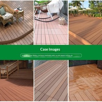 Kit de terrasse composite gris massif, système complet de planches en plastique, dalles décoratives 1x6x20, longueur 16 pieds, 600 x 600