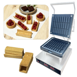 Máquina para Hacer Tartaletas de Huevo y Queso con 27 Cavidades Rectangulares / Máquina Formadora de Tartaletas de Huevo - Product Image 1