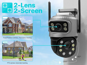 <span class=keywords><strong>Telecamera</strong></span> IP <span class=keywords><strong>WiFi</strong></span> da Esterno 4MP 1080P con Doppia Lente, <span class=keywords><strong>Telecamera</strong></span> di Sicurezza Wireless PTZ con Tracciamento Automatico, <span class=keywords><strong>Telecamera</strong></span> di Sicurezza Stradale V380 Pro - Product Image 4
