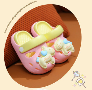 Chaussures de plage pour enfants, nouvelles chaussures d'été en EVA antidérapantes pour enfants de petite et moyenne taille, dessin animé, extérieur, maison - Product Image 5