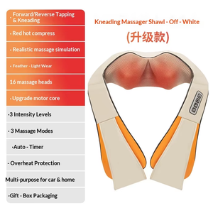 Masajeador <span class=keywords><strong>El</strong></span>éctrico Multifuncional <span class=keywords><strong>para</strong></span> Cuello y Hombros, <span class=keywords><strong>Fisioterapia</strong></span> Infrarroja, Amasamiento 3D, Espuma Viscoelástica, Control de Tiempo, 8 Nodos, Caliente - Product Image 2