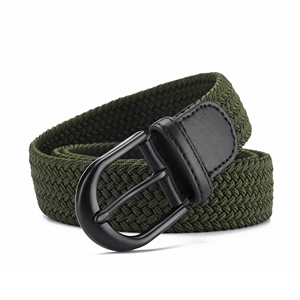 Tùy Chỉnh Unisex Người Đàn Ông Giản Dị Dệt Vải Dệt Kim Bện Đàn Hồi Căng Vành Đai Sang Trọng Đa-Màu Sắc - Product Image 3