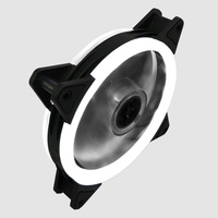 OEM Dual Aurora Ventilateur de boîtier coloré ultra silencieux Ventilateur de boîtier d'ordinateur 12cm Ventilateur RVB silencieux à 120mm Refroidisseurs de processeur Radiateur à double ouverture