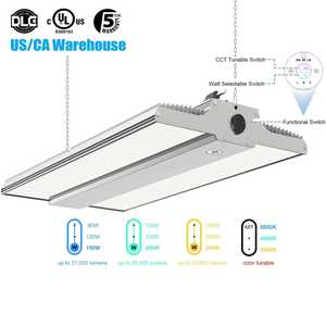 Luces de panel LED de bahía alta lineales ajustables de 100W-400W para Taller de supermercado de almacén con CCT de 5000K y clasificación IP 65 - Product Image 5