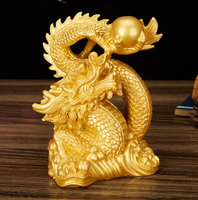 Dragon du Zodiaque, décoration de maison en résine, cadeau de déménagement ou d'inauguration
