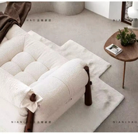 Chaise de salon moderne et créative, populaire, avec pieds en bois, chaise de détente, chaise longue, canapé combiné pour la maison - Vente chaude