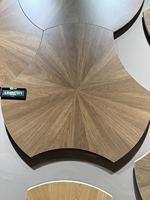 Carrelage en velours doux à motif irrégulier en feuille de lotus et grain de bois 520X600 pour chambre et salon