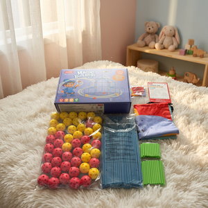 Jouet éducatif DIY 228 pièces, tente de jeu, jouets interactifs parent-enfant, kit de construction de fort, jouet STEM - Product Image 1