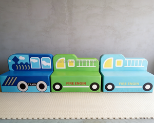 Attrezzature per Parco Giochi al Coperto a Tema Città Personalizzate, Gioco di Ruolo per Bambini, Autobus Scolastico Interattivo, Stazione dei Pompieri, Treno, Panca Morbida per Giochi - Product Image 6