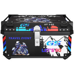 65L Silver X Design F2-<span class=keywords><strong>MOTO</strong></span> Boîte de coffre à bagages de <span class=keywords><strong>moto</strong></span> Boîtes de queue de <span class=keywords><strong>moto</strong></span> en <span class=keywords><strong>aluminium</strong></span> et en plastique - Product Image 4