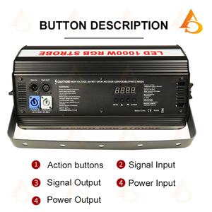 AICPOSE - Luces Estroboscópicas de Aleación de Aluminio de 1000W, Luces Estroboscópicas LED 3 en 1 de Colores para Escenario, Venta al por Mayor de Fábrica - Product Image 4
