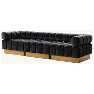 Muebles de Sala de Estar de Lujo, Sofá Modular Seccional con Acabado Tapizado a Mano con Espuma Propia - Product Image 1