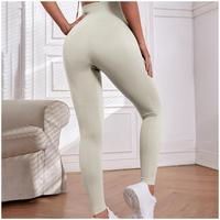 Leggings para chicas de secundaria de EE. UU., pantalones de yoga suaves para hombre, pantimedias/medias, leggings grises melange con espalda en V para chicas sexys