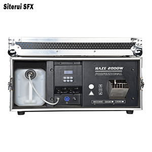 Siterui SFX nước dựa trên 2000W <span class=keywords><strong>Haze</strong></span> Máy sương mù buổi sáng DMX LCD máy sương mù từ xa với trường hợp chuyến bay sân khấu đám cưới - Product Image 4