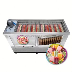 10 moules <span class=keywords><strong>glace</strong></span> Popsicle faisant la Machine commerciale automatique Machine moule congélation rapide acier inoxydable sucette Pop crème glacée - Product Image 3