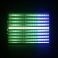 Projecteur stroboscopique LED DMX512 1000W RGB 3-en-1 à contrôle par zone de pixels, indice de protection IP33, 7950 lumens, en alliage d'aluminium, pour événements festifs