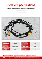 A00015 Beixing Custom NANGUDI OEM ODM Faisceau de câblage moteur automobile, faisceau de câbles de commande électrique automobile