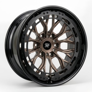 Jantes forgées Happy Tiger <span class=keywords><strong>Motorsport</strong></span> <span class=keywords><strong>18</strong></span> 20 22 24 pouces 5X120 5X114.3 Jantes en 2 pièces pour BMW Mercedes Audi Porsche Tesla - Product Image 3