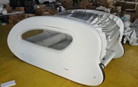 Yacht gonflable électrique de luxe pour 2 personnes Catamaran Bateau gonflable Bateau gonflable Maison Bateau