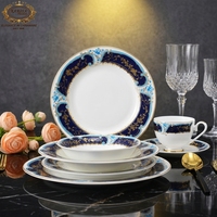 6 Stuks Karosa Nieuw Ontwerp Koninklijke Reliëf Glanzend Goud Velg Plaat Set Met Fruitschaal Theekop Set Kleine Diner Set