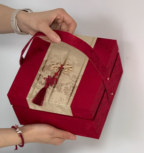 Hộp quà tặng quyến rũ cổ điển có tính năng đóng cửa trang trí công phu và tua Chảy-cho lễ hội và quà tặng có ý nghĩa - Product Image 6