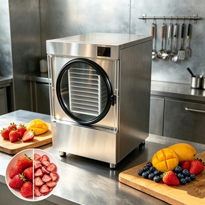 Secador de Alimentos Doméstico Ligero de Sobremesa, Equipo de Secado por Congelación, 20 kg/h, Apto para Frutas y Alimentos para Mascotas - Product Image 4