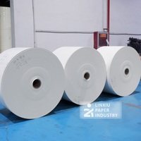 Rouleau de papier de haute qualité 210 g/m², imperméable, enduit de PE, personnalisable, durable, pour gobelets et contenants alimentaires, impression offset/flexographique