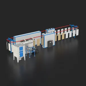 Dber Aluminium profile automatic powder coating line powder coating line coating machine