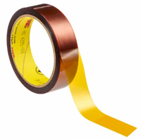 Ruban adhésif en silicone ignifuge 3M 5419 à faible libération de gaz, antistatique, PI, haute température, pour composants électroniques sensibles