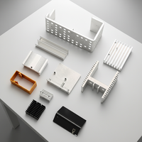Profilé d'extrusion en aluminium profilé en aluminium personnalisé tournage fraisage pliage cnc pièces usinées t v fente modulaire entrepôt racks