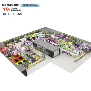 <b>Large</b>-Scale Indoor Soft Play Equipment Children's Fitness and Entertainment Trampoline Park Jumping Ground with Jumping <b>Mat</b> - Product Image 6