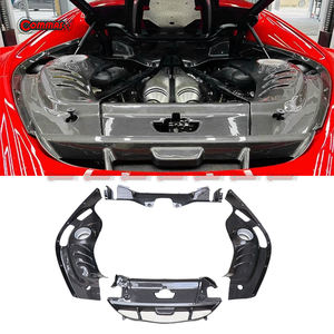 Reemplazo de la Cubierta Decorativa del Compartimento del Motor en Fibra de Carbono Seca para Ferrari 296 GTB - Product Image 1