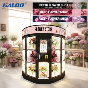 Distributeur automatique de fleurs Haloo avec humidificateur et système de refroidissement de 2 à 4 degrés – Idéal pour les fleurs - Product Image 1