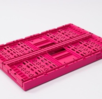 Caisse de rangement pliable empilable en plastique PP Tourtop pour applications logistiques et de transformation alimentaire, caisse en plastique durable