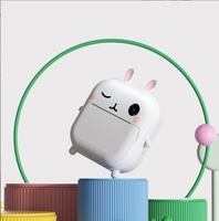 Cámara Instantánea para Niños, 4.8K 1080P, Grabación de Video, Selfie, Cámara Digital, Linda Cámara Infantil de Dibujos Animados, Impresión Instantánea Portátil