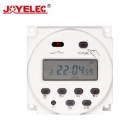 Temporizador Digital CN101A AC 220V, interruptor, 7 días, programable semanal, programador de relé con 4 cables