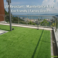 Gazon artificiel écologique au meilleur prix pour la décoration de jardin et extérieur, tapis de gazon synthétique à l'aspect naturel