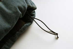 Cappotti corti in Denim da donna con collo alto regolabile e con laccio a scomparsa stile 50% Vintage - Product Image 4